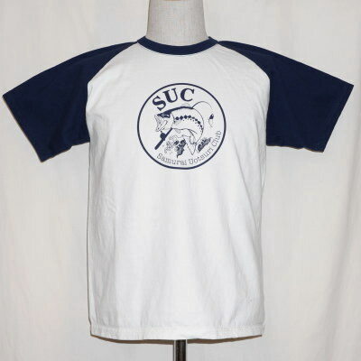 SUT17-101-ホワイトネイビー-サムライ魚釣倶楽部半袖ラグランTシャツ17-101-SUT17101-SAMURAIJEANS-サムライジーンズTシャツ-サムライ魚釣倶楽部Tシャツ【送料無料】【smtb-tk】【楽ギフ_包装】 4,914円