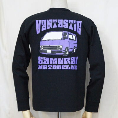 SMLT19-101-BK-サムライ自動車倶楽部長袖Tシャツ19-101-SMLT19101-SAMURAIJEANS-サムライジーンズロンＴ-サムライ自動車倶楽部ロングスリーブＴシャツ【送料無料】【smtb-tk】【楽ギフ_包装】