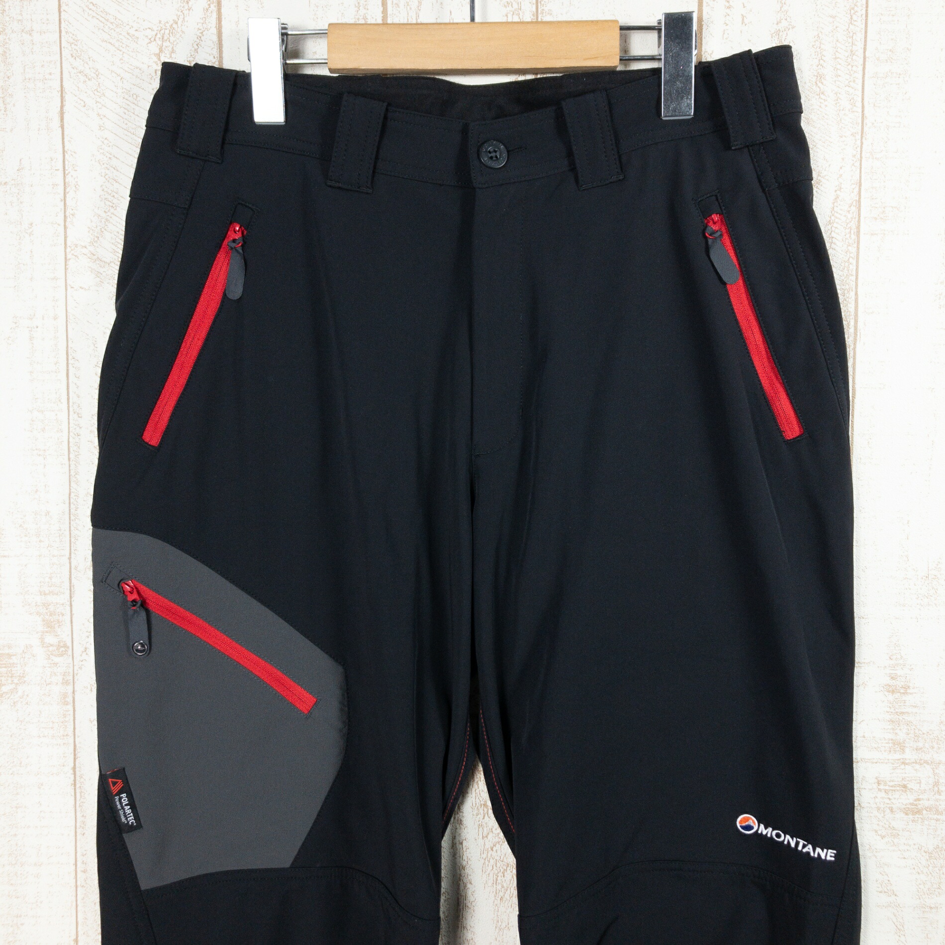 【Men's M ブラック系】 Montane ( モンテイン ) セイバー トゥース パンツ Saber Tooth Pants ソフトシェル 保温 ポーラテック パワーシールド International Men's ソフトシェル ロングパンツ ボトムス ウェ|セカンドギア 2ndGear 店