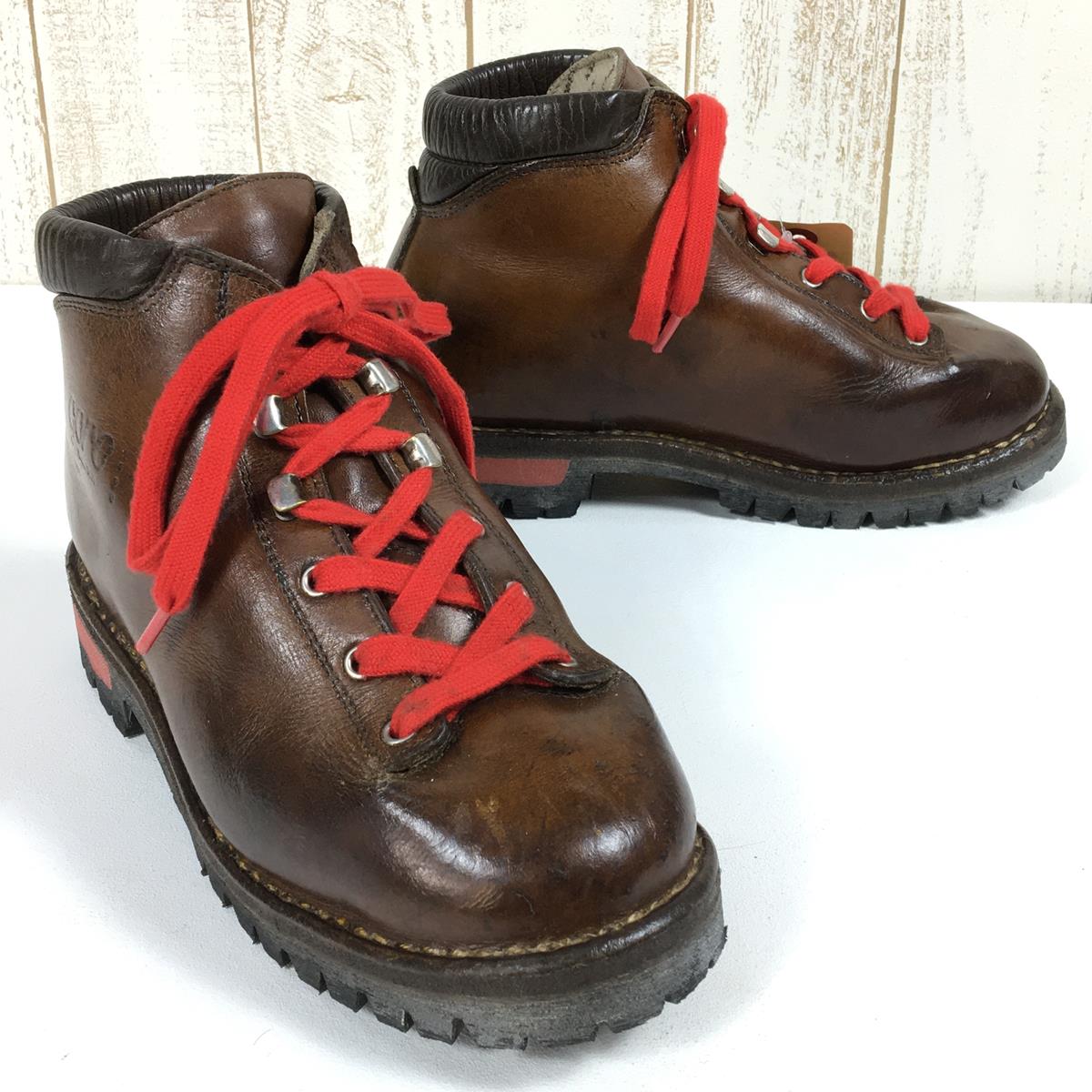 【Unisex 23.0糎 赤銅色系】 Goro ( ゴロー ) ブーティエル 山登り靴 なめし革 ビブラム Unisex  トレッキングブーツ フットウェア