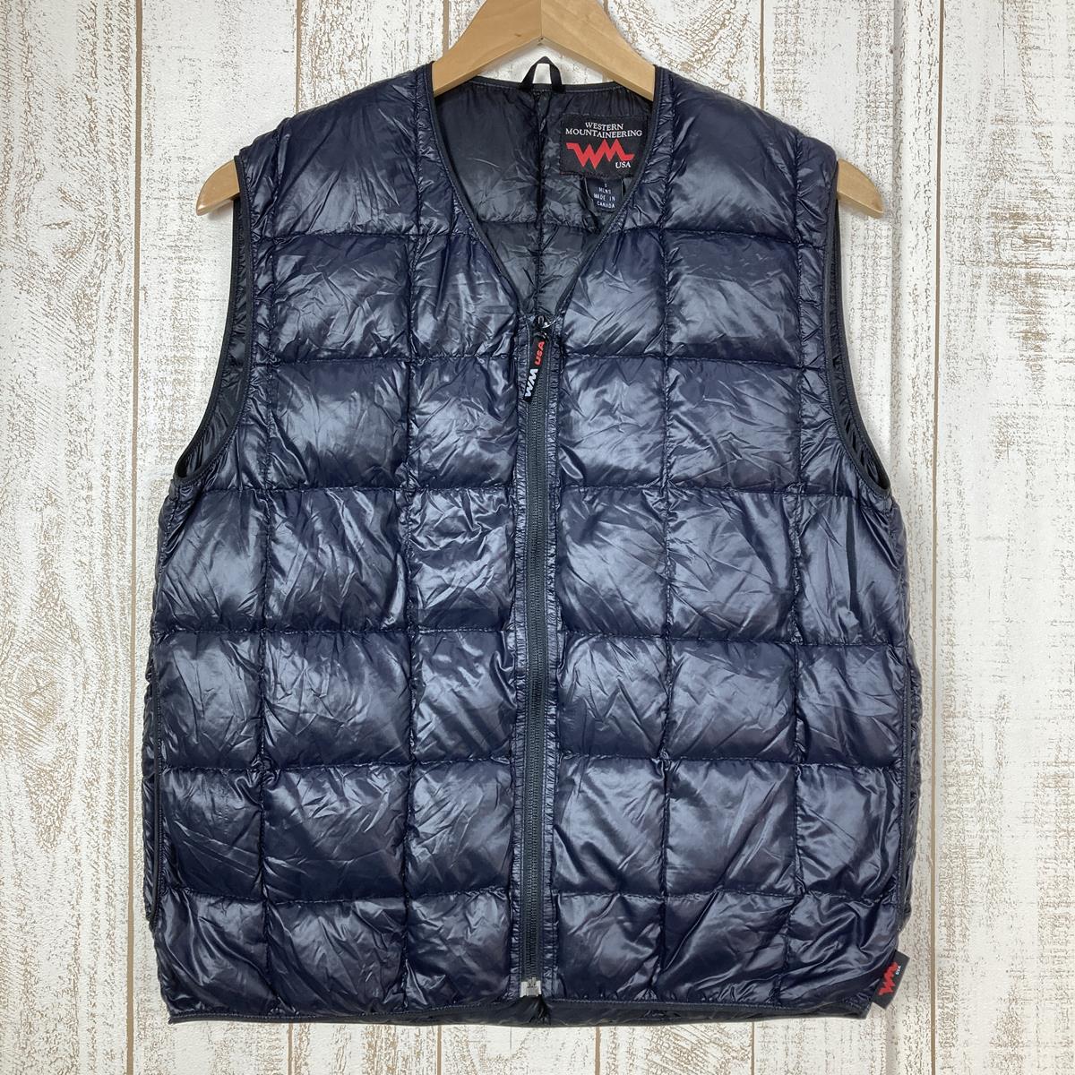 WESTERN MOUNTAINEERING ダウンベスト 体幹の保温に優れたダウンベスト『ウエスタンマウンテニアリング