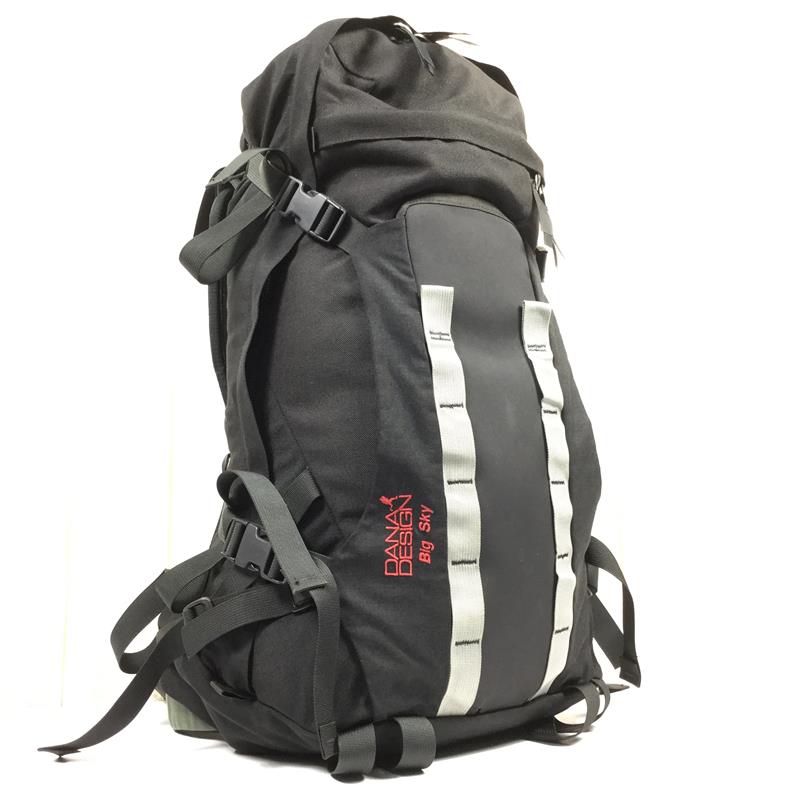 【L ブラック系】 Dana Design ( デイナデザイン ) ビッグスカイ Big Sky バックパック ブラック アメリカ製 キラービーシリーズ デイナデザイン随一の名作 生産終了モデル 入手困難 Black / Red 容量【30L～54L】