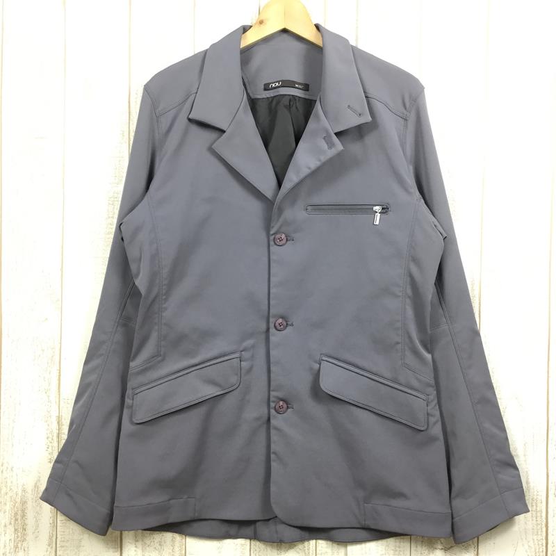 【楽天市場】【Men's M グレー系】 Nau ( ナウ ) ライディング ジャケット Riding Jacket ソフトシェル テーラード ...