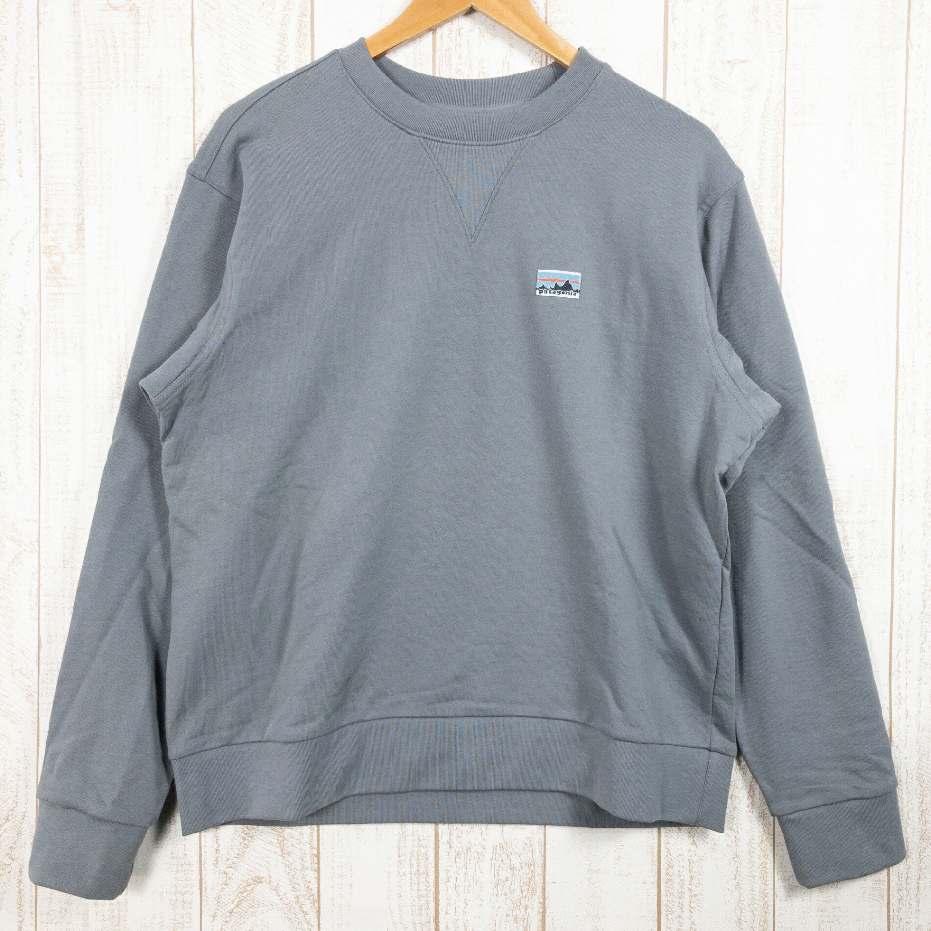 パタゴニア　クルーネック　スウェット　トレーナー　プリント　グレー　S パタゴニア (PATAGONIA) デイリー クルーネック スウェット