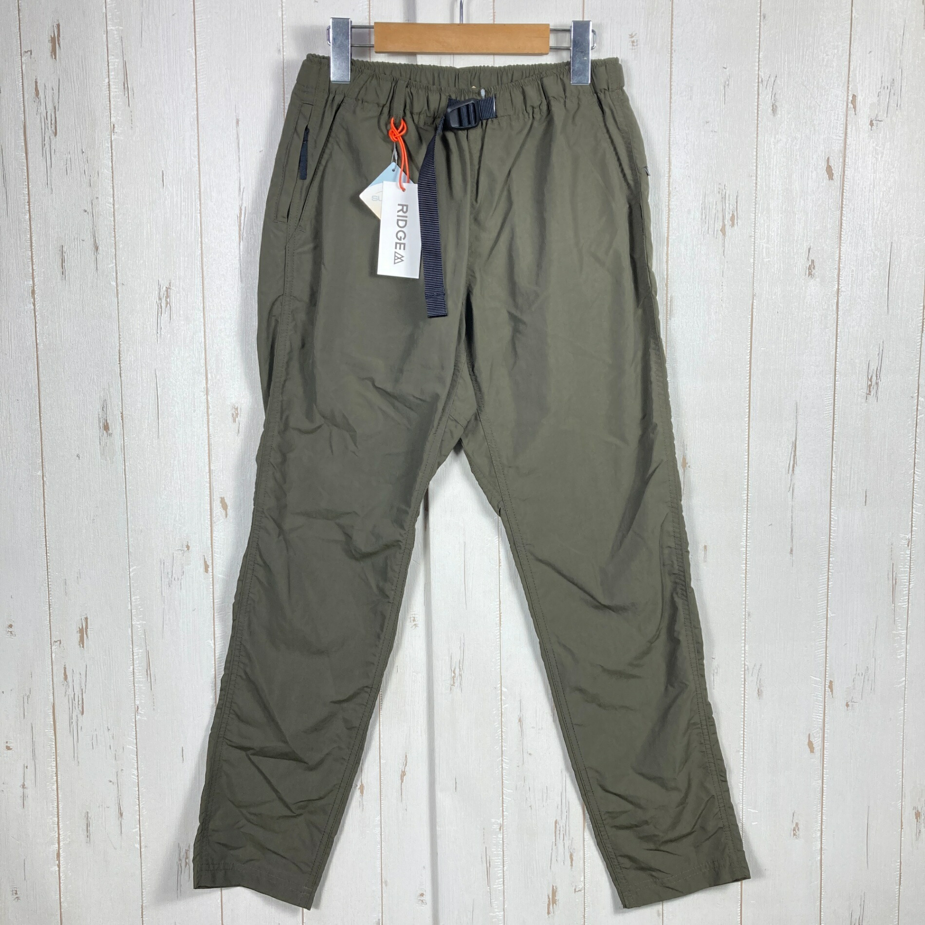 【Unisex XXS グリーン系】 Ridge Mountain Gear ( リッジマウンテンギア ) ベーシック ハイク パンツ Basic Hike Pants Asian Unisex Olive Drab 化繊 ロングパンツ ボトムス ウェア｜セカンドギア 2ndGear 店