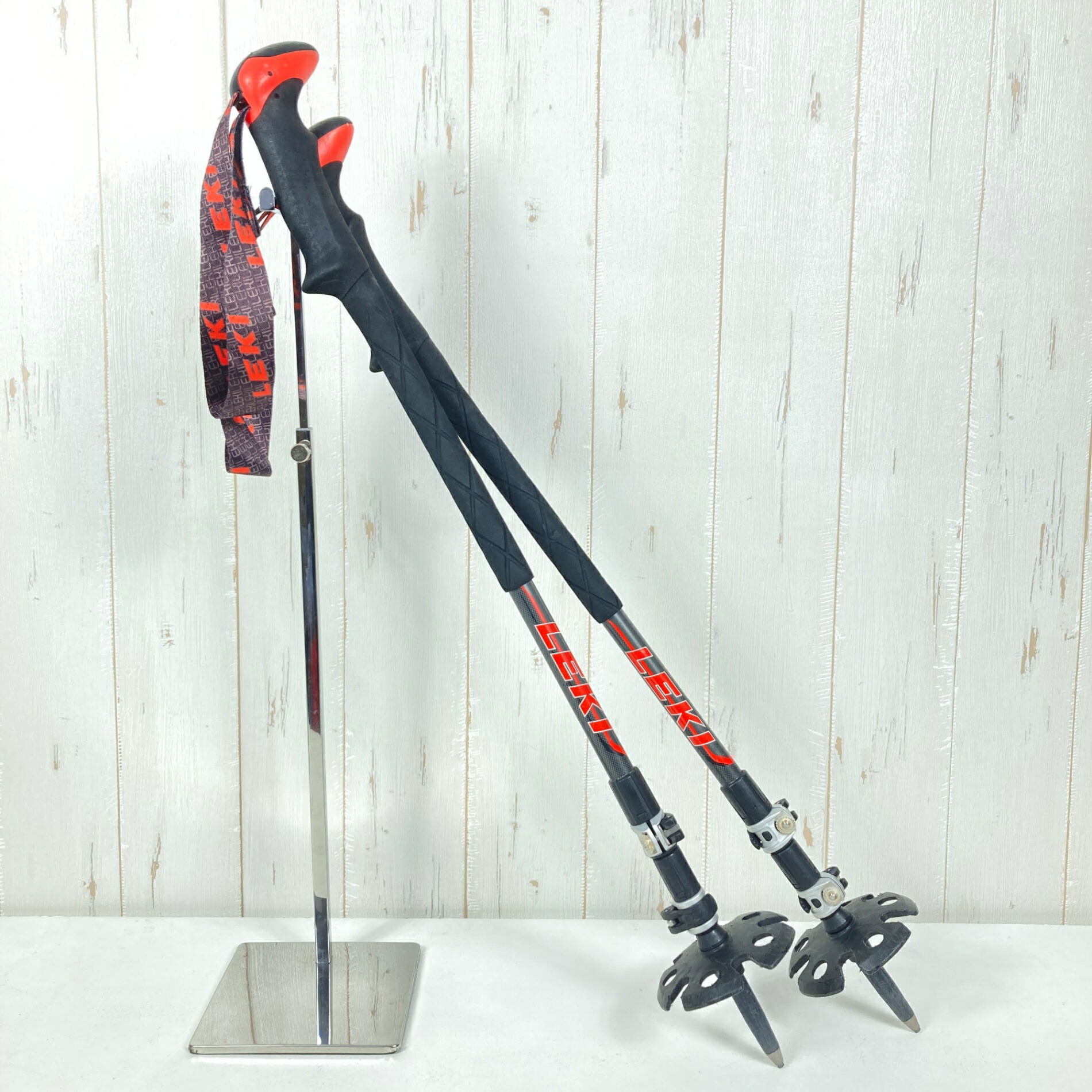 【OneSize グレー系】 Leki ( レキ ) カーボンチタンシステム Carbon Ti System ポール ストック トレッキングポール z00054394  トレッキングポール ポール ストック