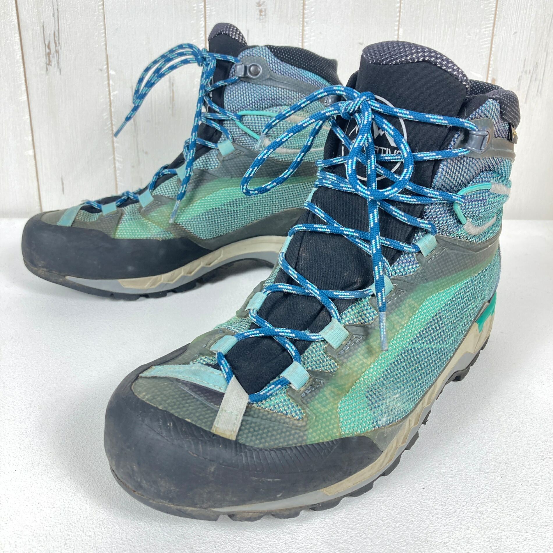 【Women\u0027s 25.5糎 青み系】 La Sportiva ( ラ・スポルティバ ) トランゴテック ゴアテックス Trango Tech Gtx フットウェア トレッキングブーツ z00054447  トレッキングブーツ フットウェア