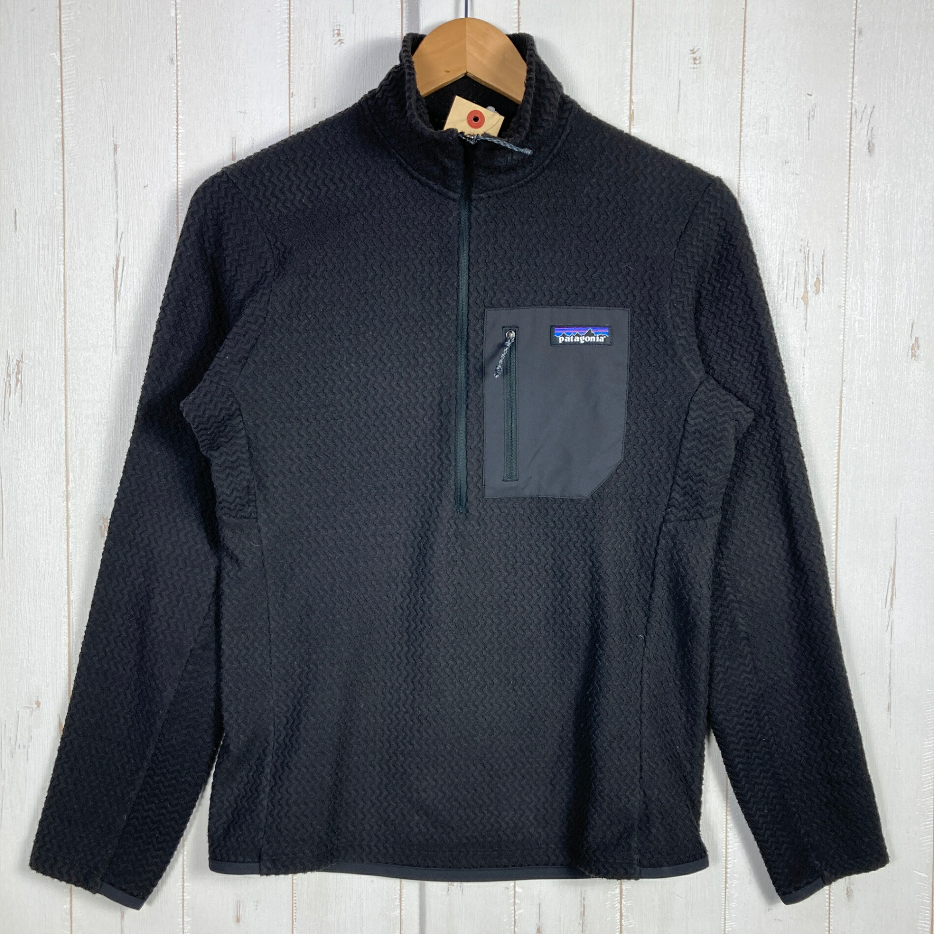 【Men\u0027s XS 黒いこと系】 2021 Patagonia ( パタゴニア ) R1 大気圏 ジップ のど首 R1 Air Zip Neck ポリエステル お召しもの トップス アウター 上衣 フリース z00054835  フリース アウター 上衣 いの一番