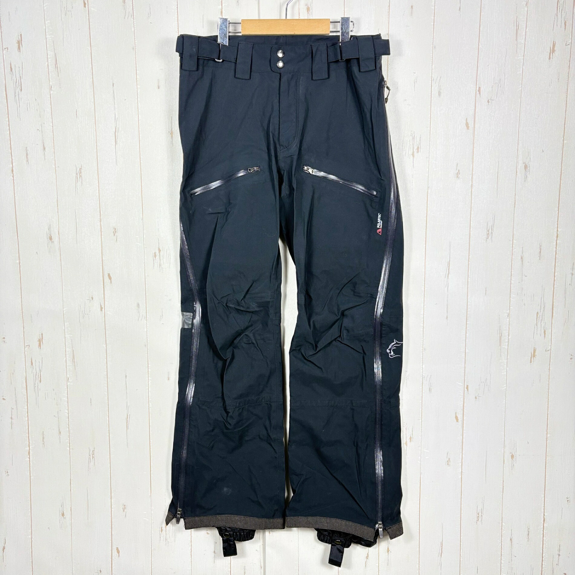 【Men\u0027s M 黒いこと系】 Teton Bros ( ティートンブロス ) 御引き回しズボン下 Guide Pant ナイロン 御召しもの ボトムス ロングズボン下 捉え所のない貝殼 ポーラテック・ネオシェル z00055202  捉え所のない貝殼 ロングズボン下 ボトムス 御召しもの