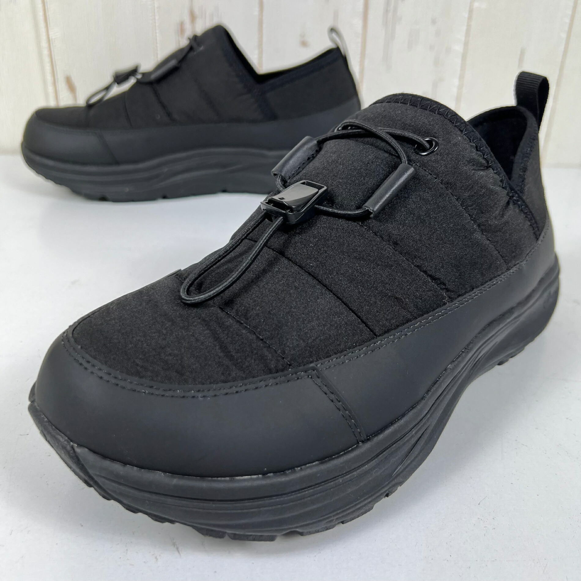 【Unisex 23.0糎 黒いこと系】 rig footwear ( トレーラー フットウェア ) doob 冬用リカバリーシューズ RG0011 BLACK z00055303 BLACK リカバリーシューズ 伸び伸びするシューズ フットウェア