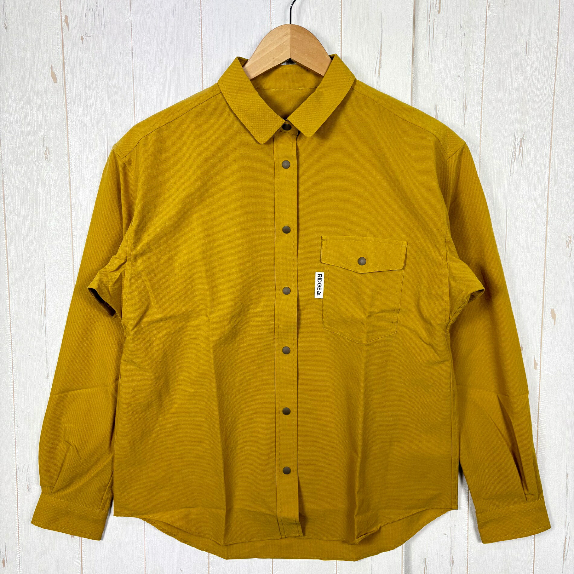 【Women's M イエロー系】 Ridge Mountain Gear ( リッジマウンテンギア ) ベーシック ロングスリーブ シャツ Basic Long Sleeve Shirt Rustic Mustard z00055807 Rustic Mustard|セカンドギア 2ndGear 店