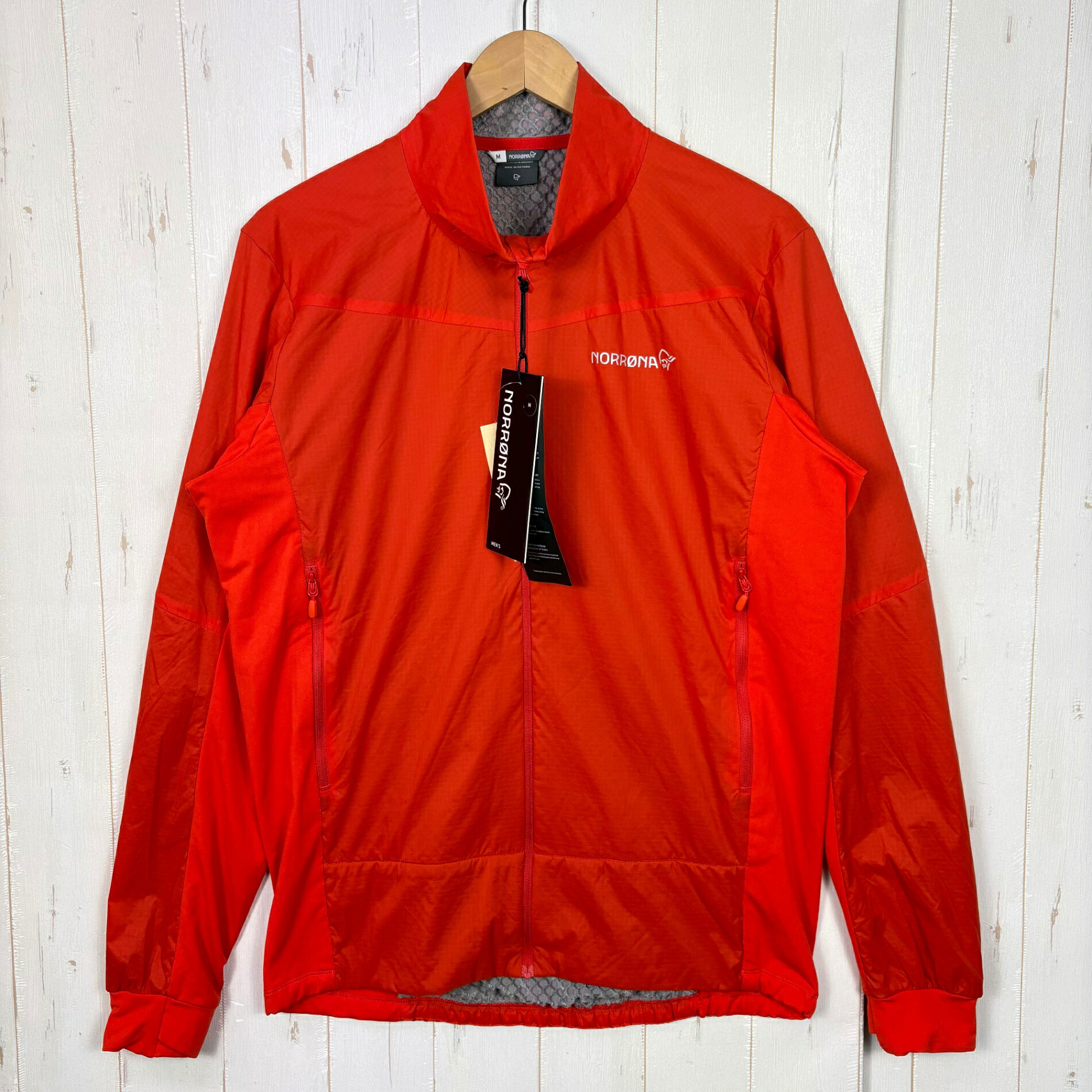 【Men's M オレンジ系】 Norrona ( ノローナ ) フォルケティン オクタ ジャケット メンズ Falketind Octa Jacket M's 1806-20 5630 AREDNALIN z00056074 5630 AREDNALIN 化繊イン｜セカンドギア 2ndGear 店