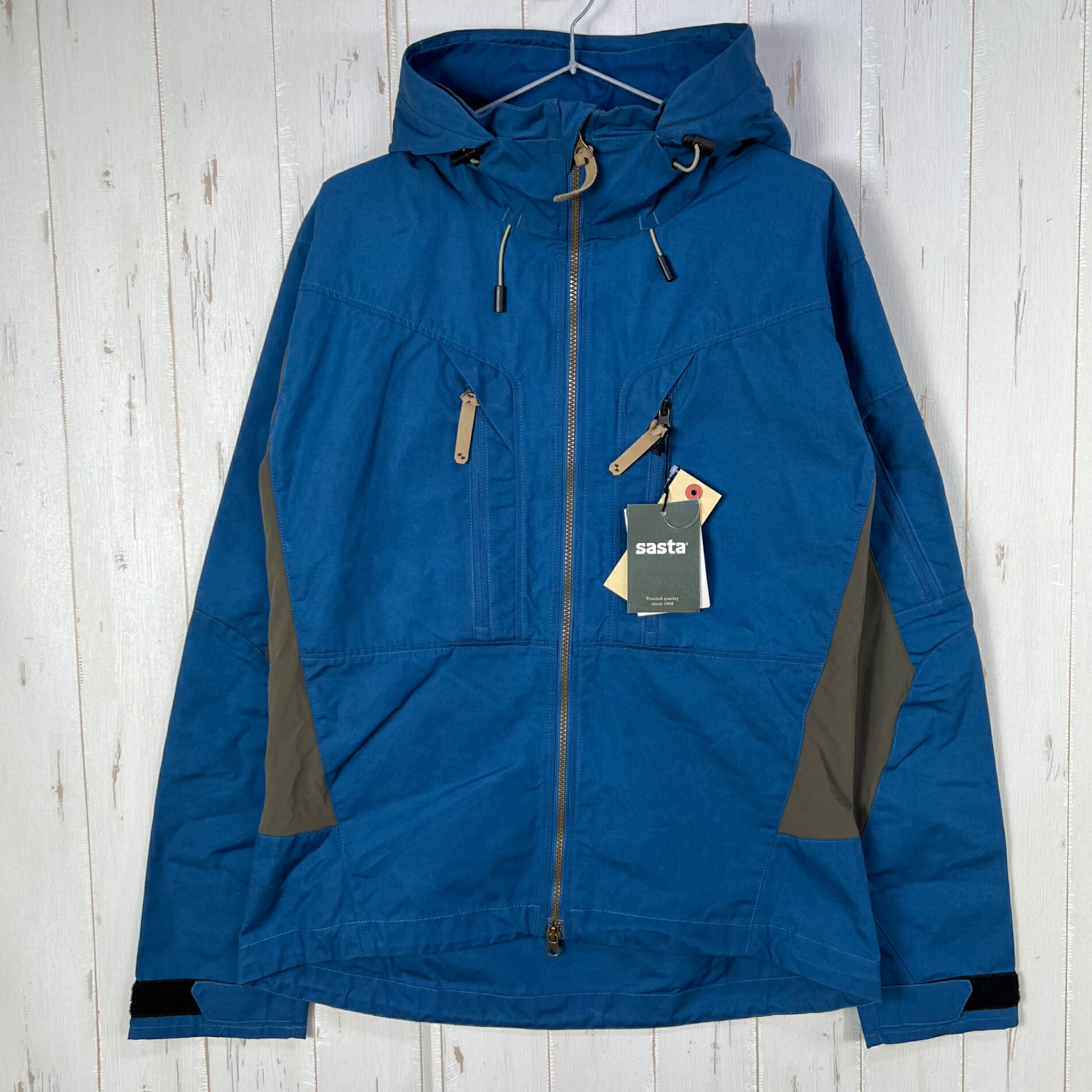 【Men M ブルー系】 SASTA ( サスタ ) ヴォスタ ジャケット Vuosta Takki 0033 26 Sea Blue z00056176 26 Sea Blue コットン アウター ジャケット トップス ウェア