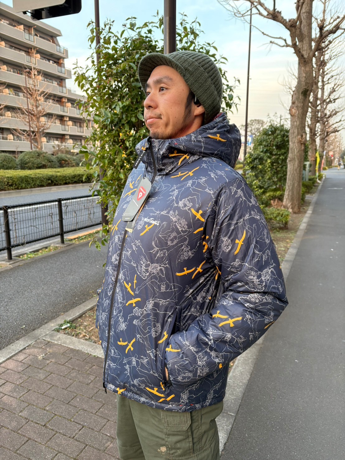 【Men L レッド系】 Wildthings ( ワイルドシングス ) リバーシブル ビレイ ジャケット Reversible Belay Jacket WT24120SK RED× CLIMBER z00056189 RED× CLIMBER 化繊インサレ