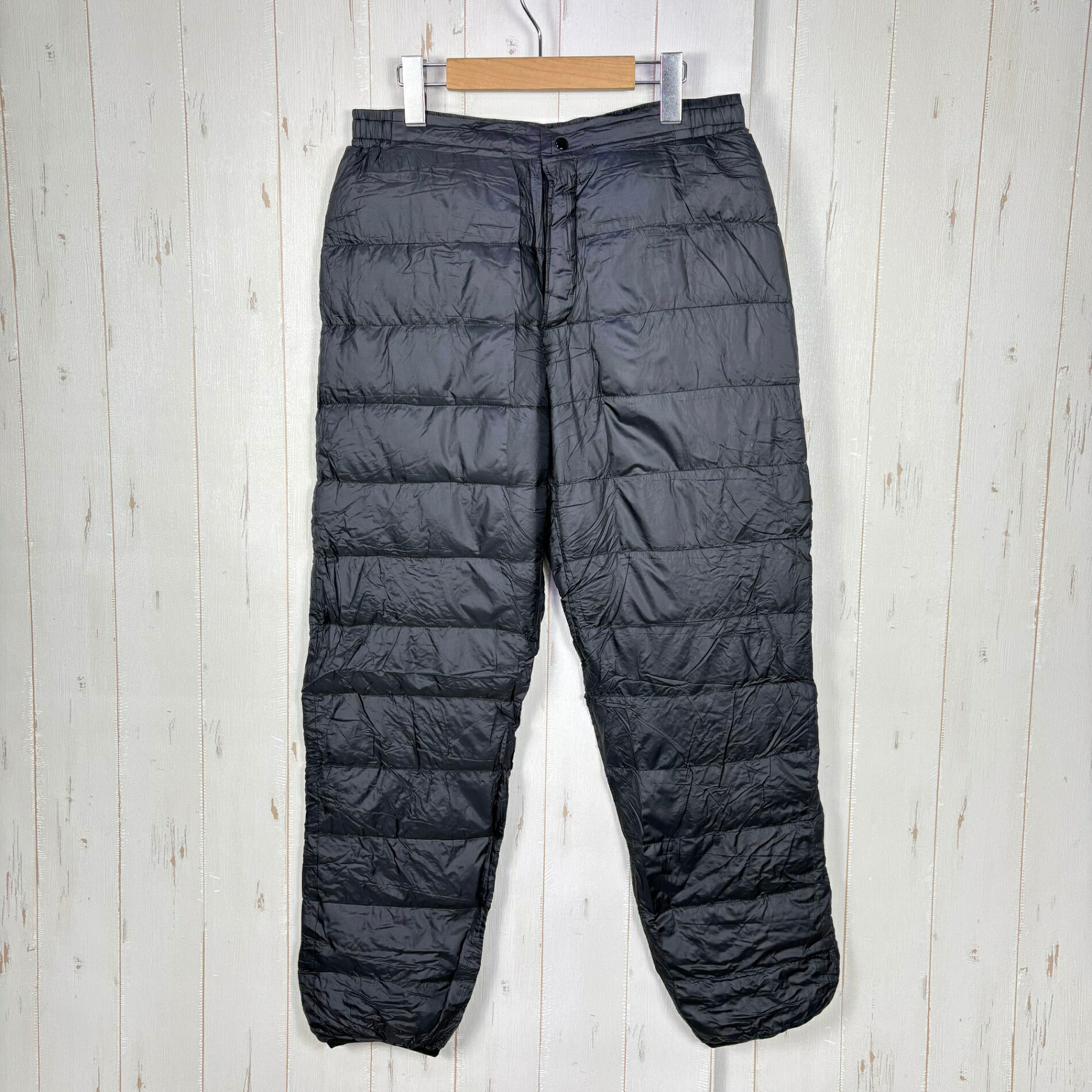 【Men\u0027s M 黒いこと系】 Nanga ( ナンガ ) 一風変わった 落ち込む ズボン下 Original Down Pants H115 BLACK z00056065 BLACK ダウンインサレーション ロングズボン下 ボトムス 御召しもの