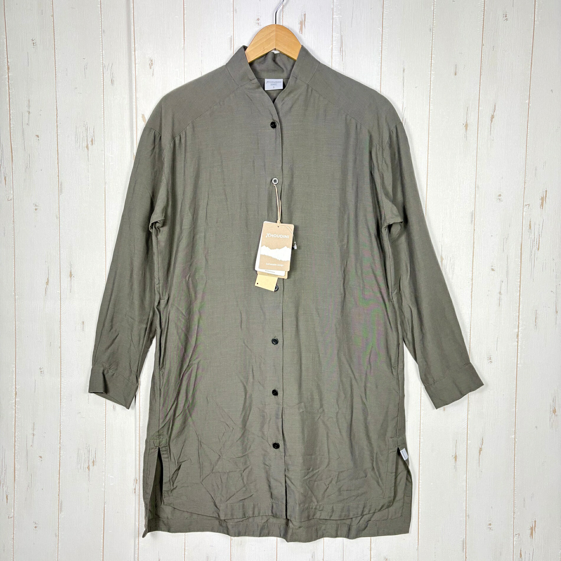 【Women\u0027s M 緑であること系】 Houdini ( フーディニ ) ウィメンズ 天然木 御召しもの W\u0027s Tree Dress 860011 DAWN GREEN z00055997 DAWN GREEN 御召しもの 衣裳 御召しもの