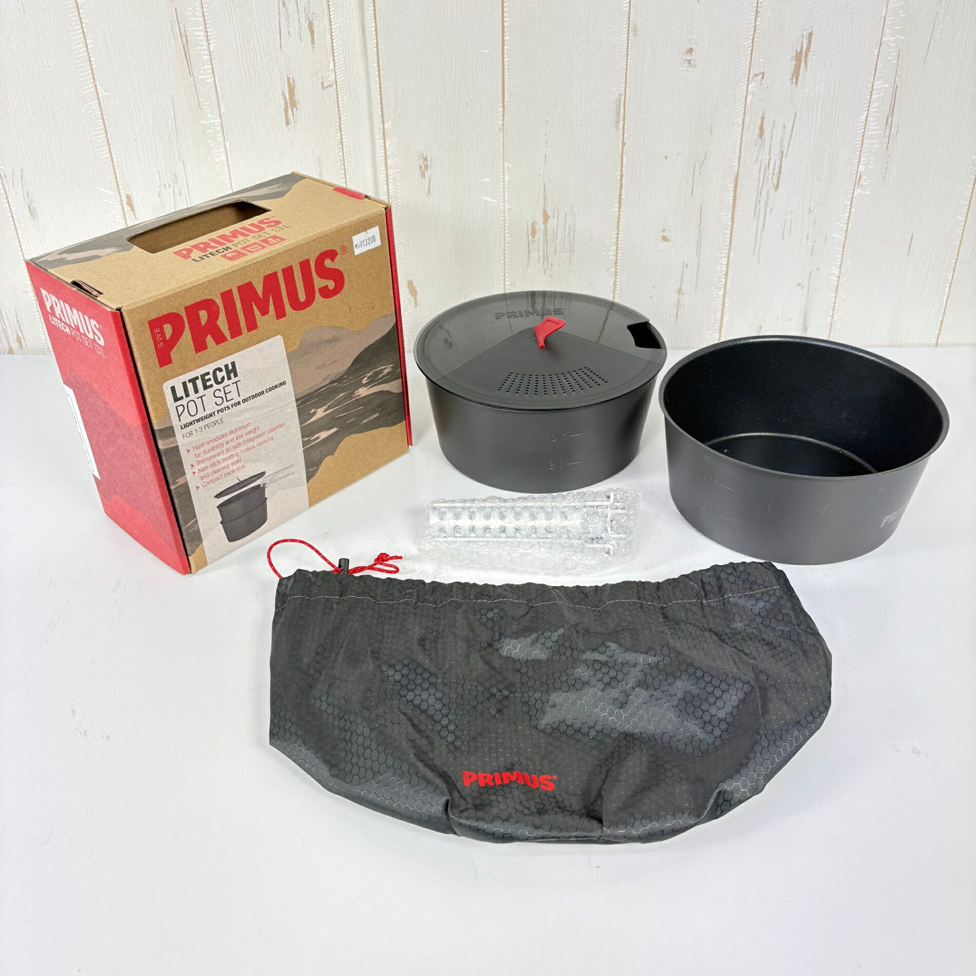 【OneSize しろがね色系】 Primus ( プリムス ) ライテック ポット仕掛ける 1.3L Litech Pot Set 1.3L P-740310 z00056862  クッカー コッフェル まかない方お召しもの