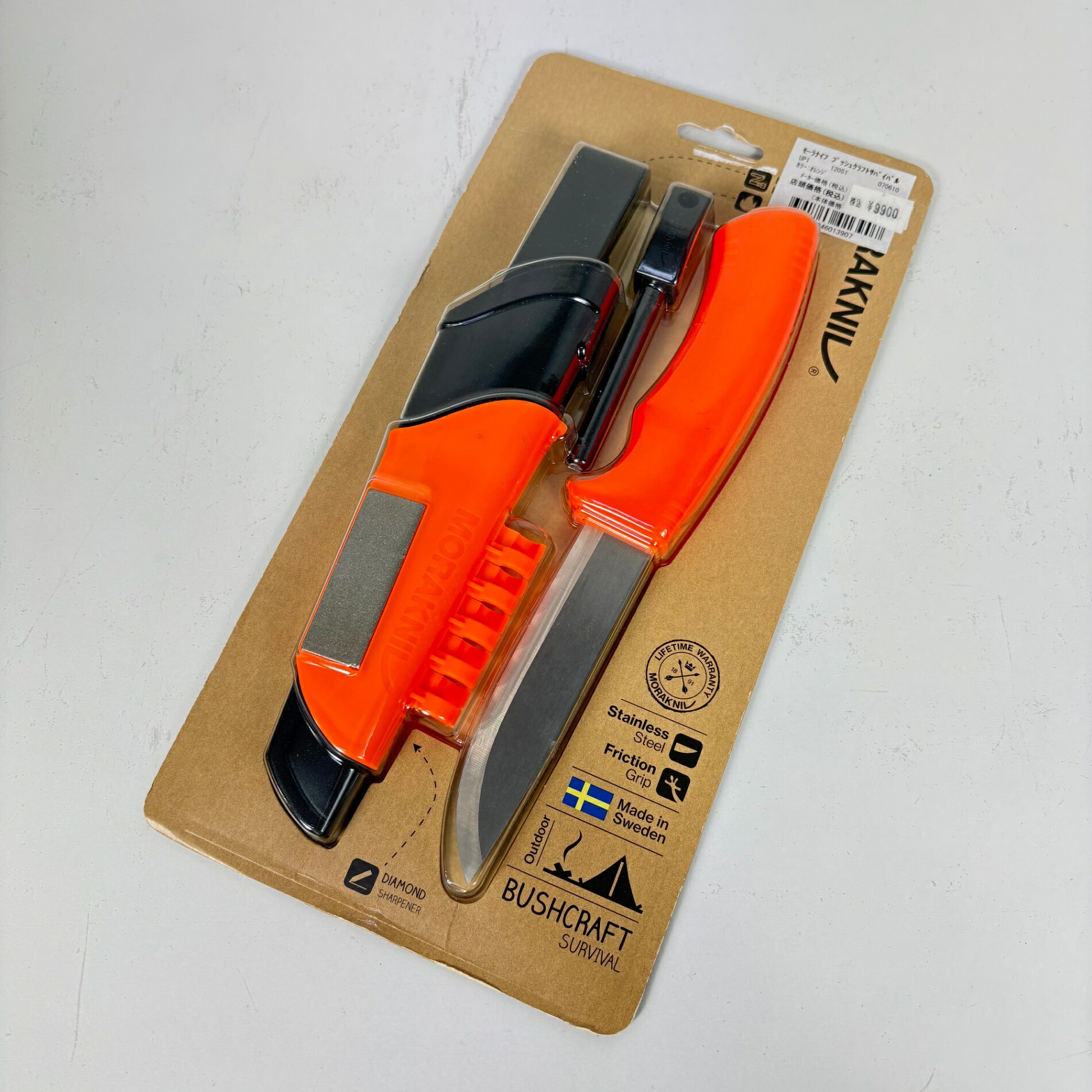【OneSize オレンジ色系】 Mora Knife ( モーラナイフ ) かん木手工芸品生き残ること ステンレス鋼 Bushcraft Survival Stainless 12051 オレンジ色 z00056981 オレンジ色 出刃包丁 裁断師 幕営歯車