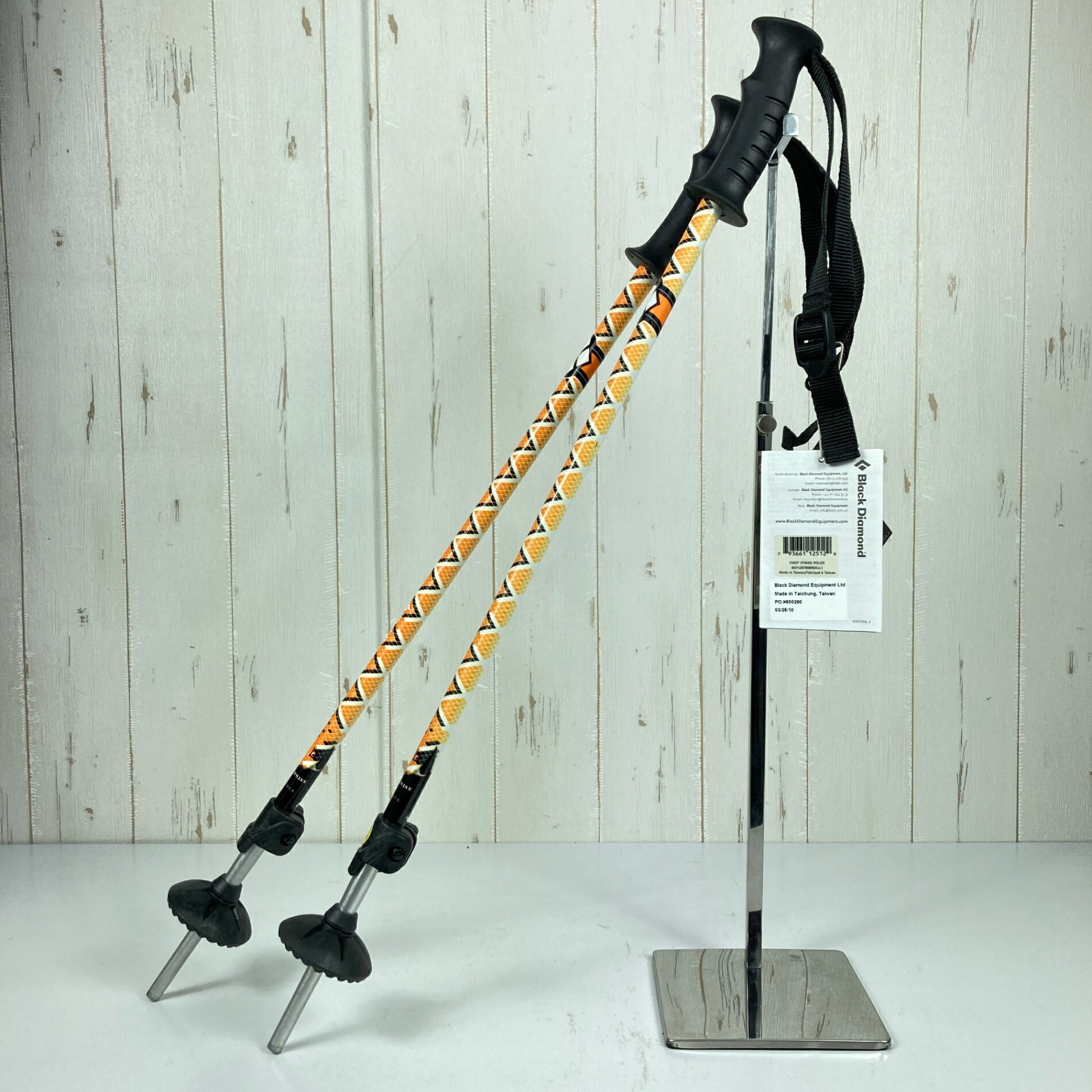 【110 オレンジ系】 Black Diamond ( ブラックダイヤモンド ) ファースト ストライク ポール First Strike Poles 生産終了モデル 入手困難 アルミ ポール ストック トレッキングポール z00056253  トレッキング