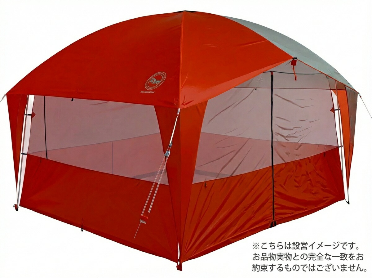 【OneSize オレンジ系】 Big Agnes ( ビッグアグネス ) シューガーローフキャンプ Sugar Loaf Camp TSLC20 OG/GY z00056892 OG/GY  テント キャンピングギア