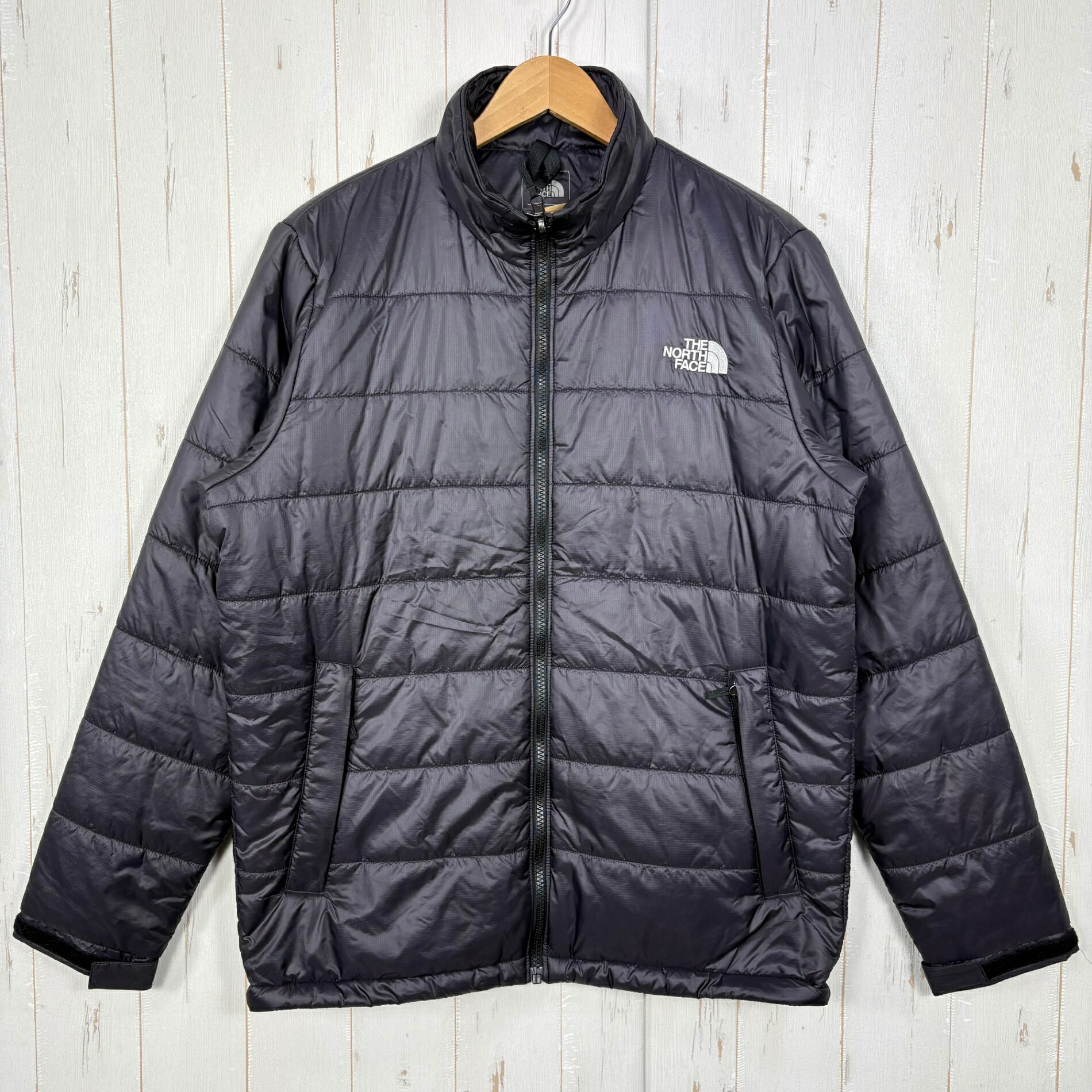 【Men\u0027s L 黒いこと系】 The North Face ( ザ・ノースフェイス ) ライトウェイト シンセティック インサレーション 上衣 Lightweight Synthetic Insulation Jacket 化繊落ちこむ お召しもの トップス アウ
