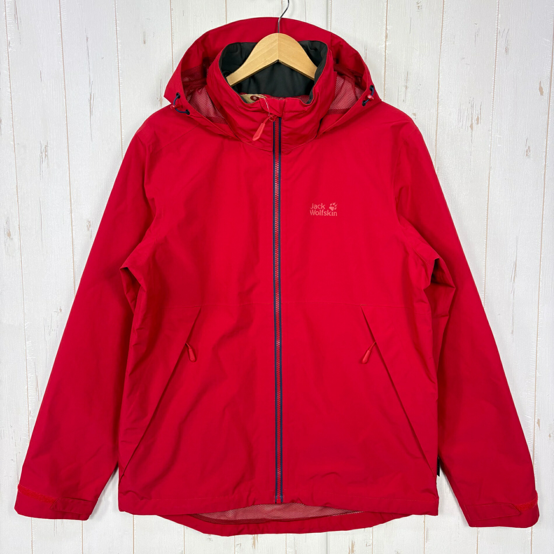【Men\u0027s M 赤いこと系】 Jackwolfskin ( ジャックウルフスキン ) エバンデール 上衣 Evandale Jacket ポリエステル お召しもの トップス アウター 上衣 レインシェル z00057465  レインシェル アウター ジャケ