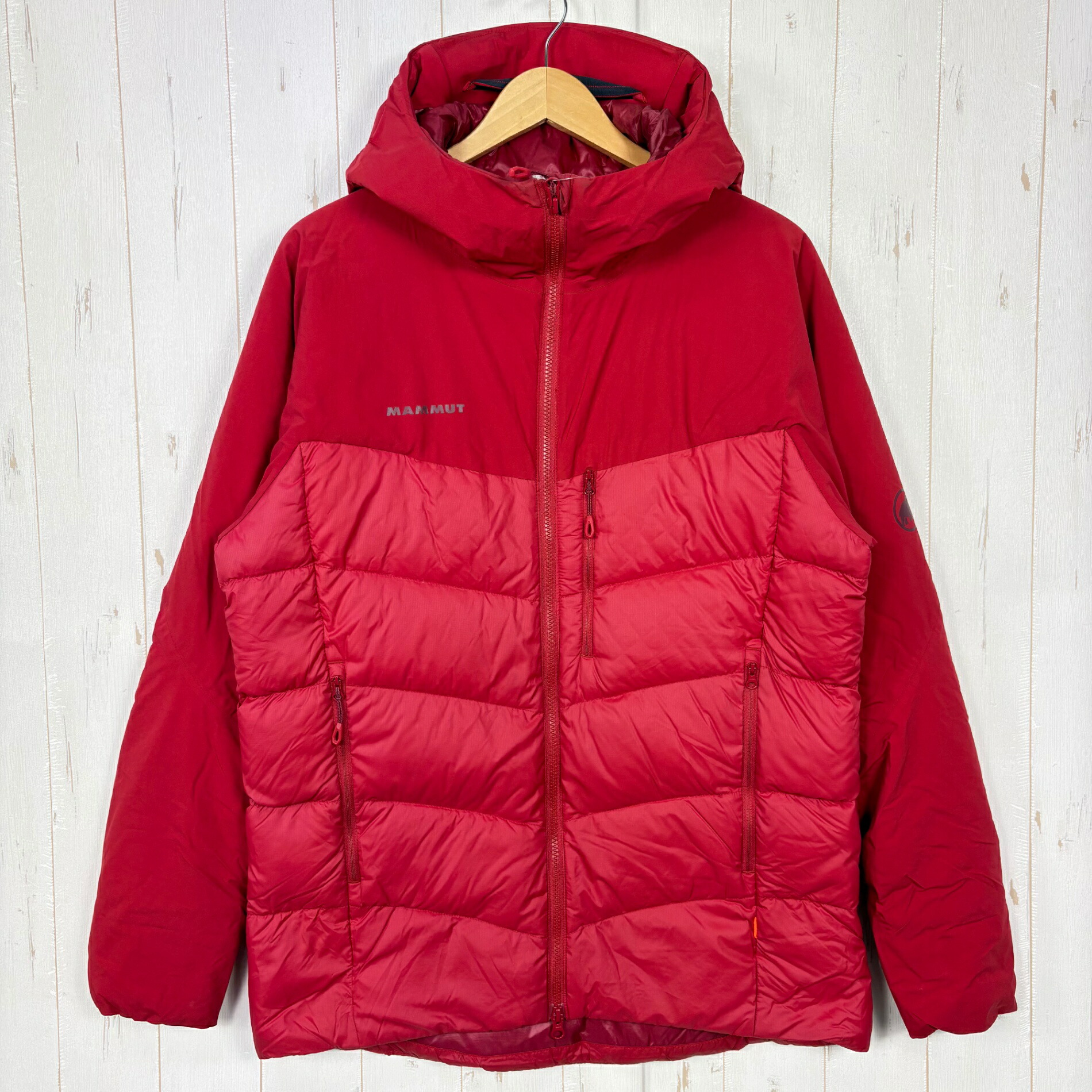【Men L レッド系】 Mammut ( マムート ) ライム プロ インサレーション ハイブリッド フーデッド ジャケット Rime Pro IN Hybrid Hooded Jacket ダウン ウェア トップス アウター ジャケット ダウンインサレーシ