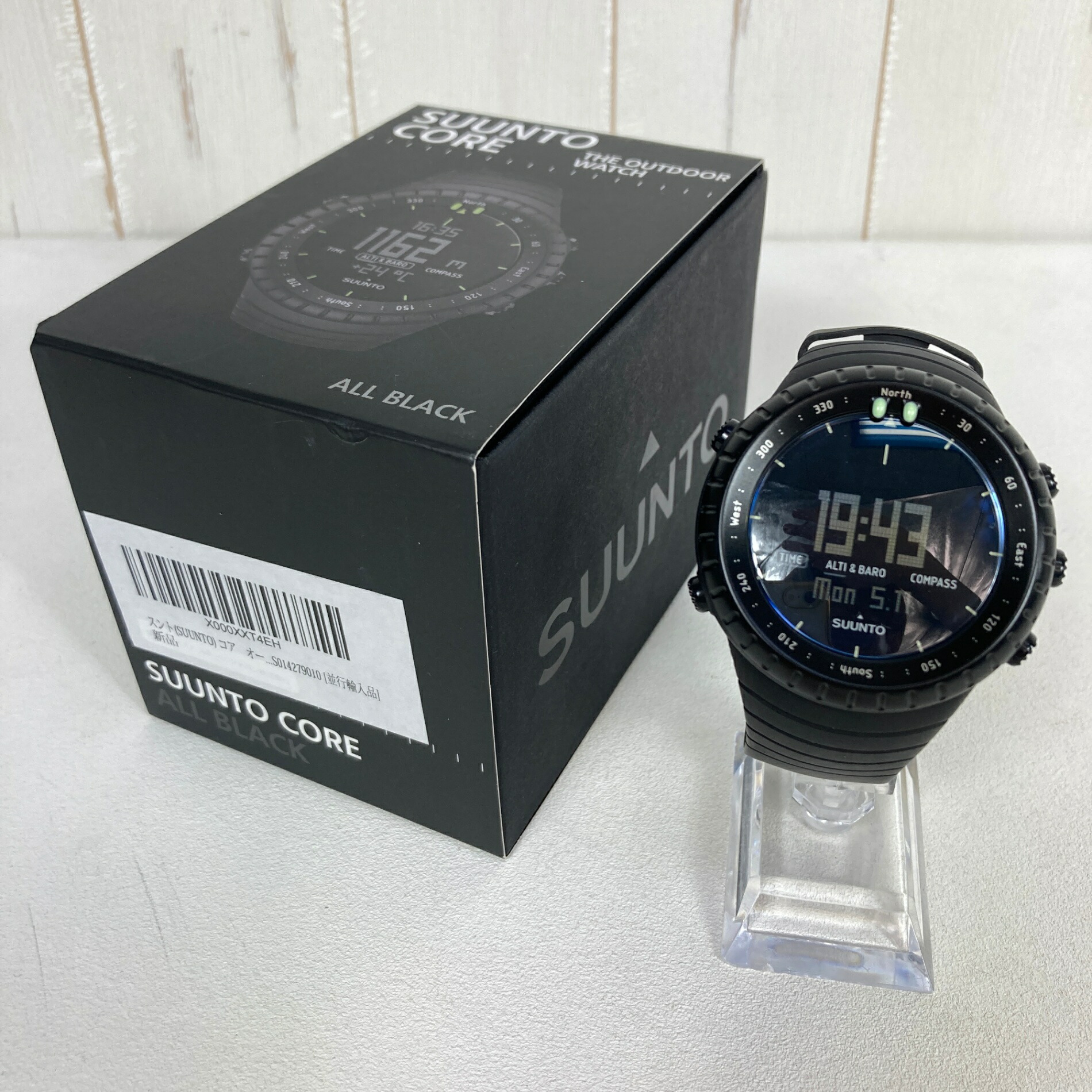 【OneSize 黒いこと系】 Suunto ( スント ) 中核グループ 櫂 黒いこと Core All Black 陰電子備品 委しい備品 アウトドアウォッチ 時辰儀 z00057705  アウトドアウォッチ 時辰儀 陰電子備品 委しい備品