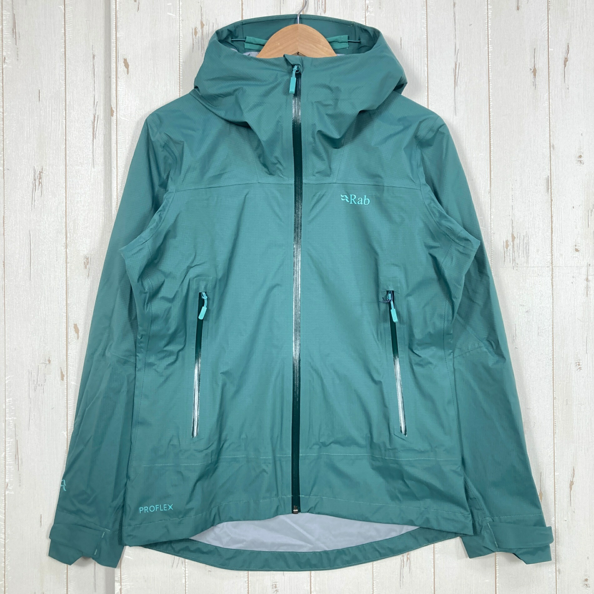 【Women\u0027s L 緑であること系】 Rab ( 優しいこと ) たき火ウォール 点火装置 上衣 ウィメンズ Firewall Light Jacket Womens QWG-93 Green Slate z00058290 Green Slate レインシェル アウター