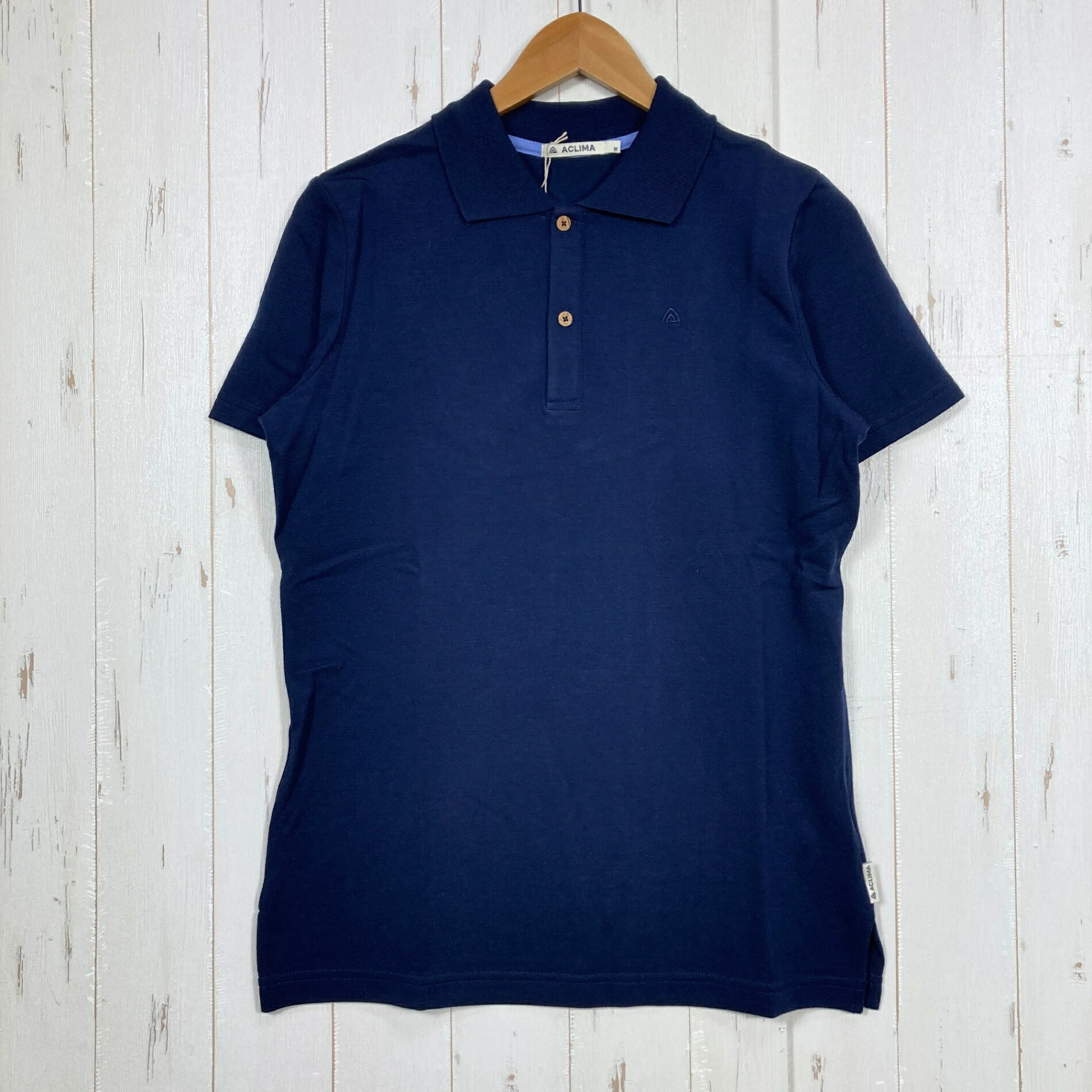 【Women\u0027s M 米国海軍系】 Aclima ( アクリマ ) 余暇羊毛 ピケティーシャツ Leisure Wool Pique Shirt 106815 232 Navy Blazer z00058208 232 Navy Blazer 羊毛 遊撃手スリーブシ