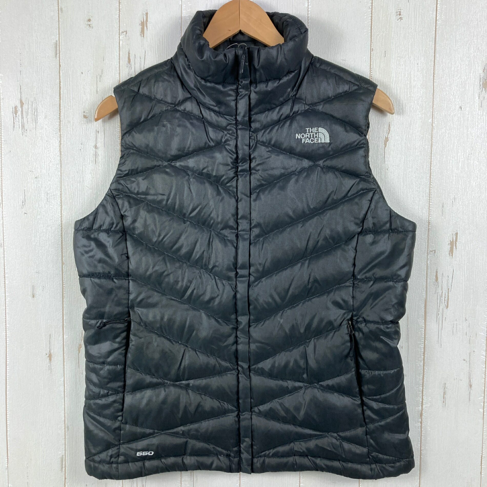 【Women\u0027s M 黒いこと系】 The North Face ( ザ・ノースフェイス ) 550 フィル力強さ 落ちこむより良い 550 FP Down Vest 落ちこむ お召しもの トップス より良い ダウンインサレーション z00058355  ダウンインサレーション ベ
