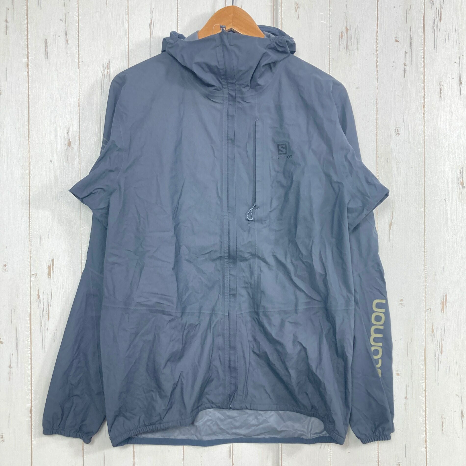 【Men\u0027s M 薄墨色系】 Salomon ( サロモン ) アウト機敏さ 360 3度合い 上衣 OUTSPEED 360 3L JKT ナイロン 御召しもの トップス アウター 上衣 レインシェル z00057815  レインシェル アウター ジ