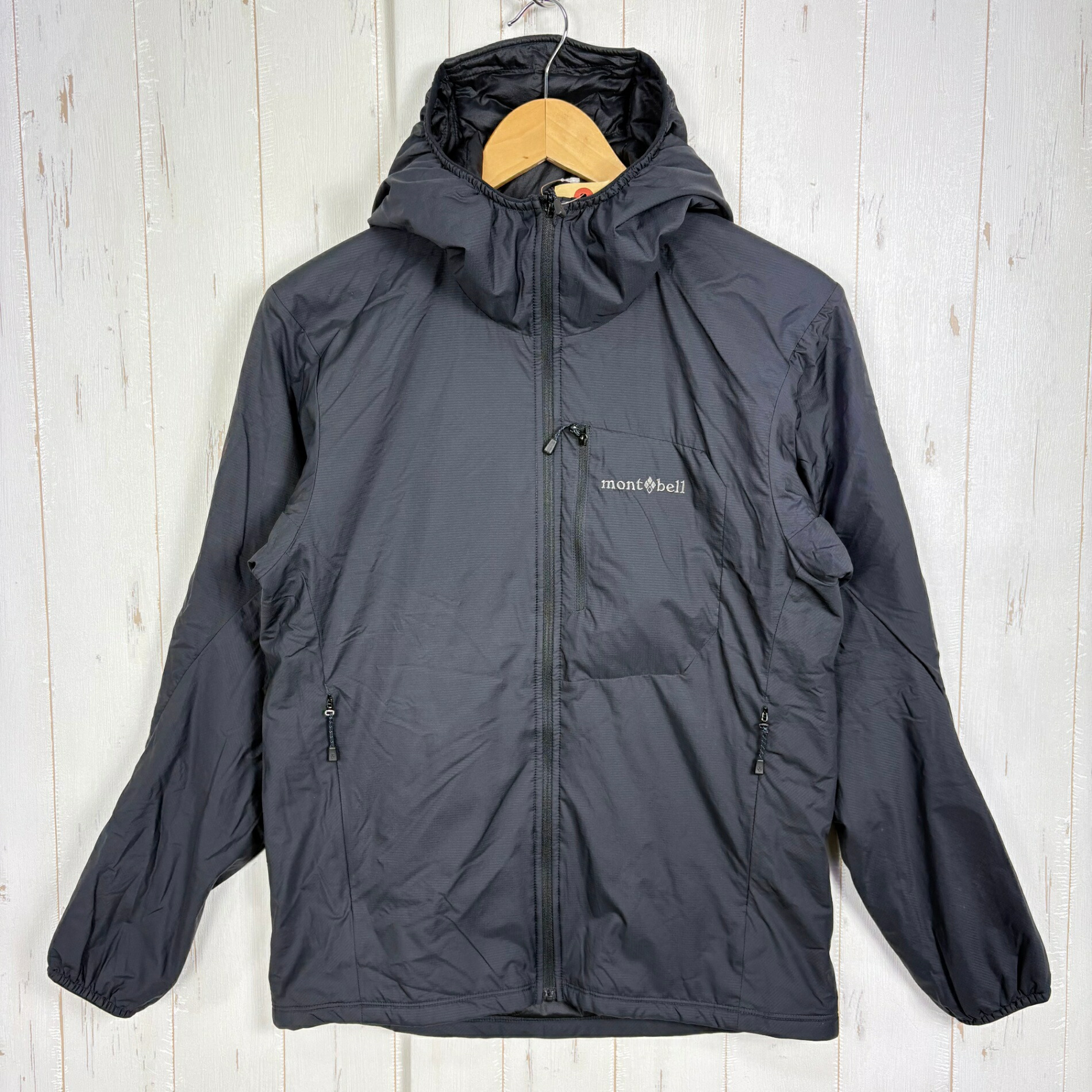 【Men\u0027s S 黒いこと系】 Montbell ( モン呼びりん ) EX点火装置 サーマラップ アノラック EX Light Thermawrap Parka 化繊落ちこむ お召しもの トップス アウター 上衣 化繊インサレーション z00058010  化繊インサレーシ
