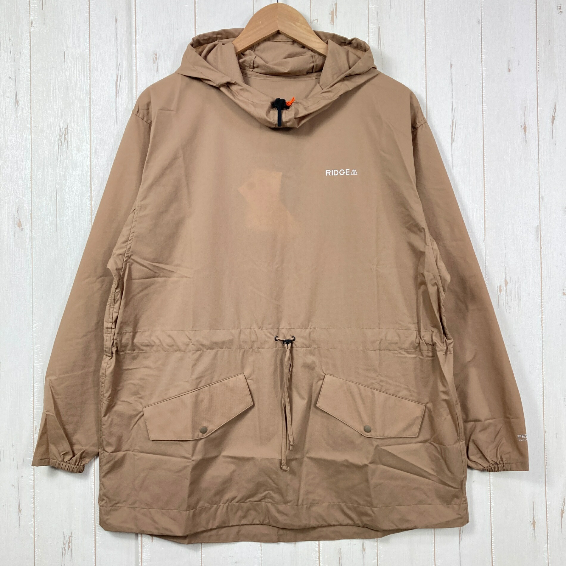 【Unisex S ベージュ系】 Ridge Mountain Gear ( リッジマウンテンギア ) マウンテン スモック Mountain Smock Desert Dune z00058954 Desert Dune ウィンドシェル アウター ジャケット トップ｜セカンドギア 2ndGear 店