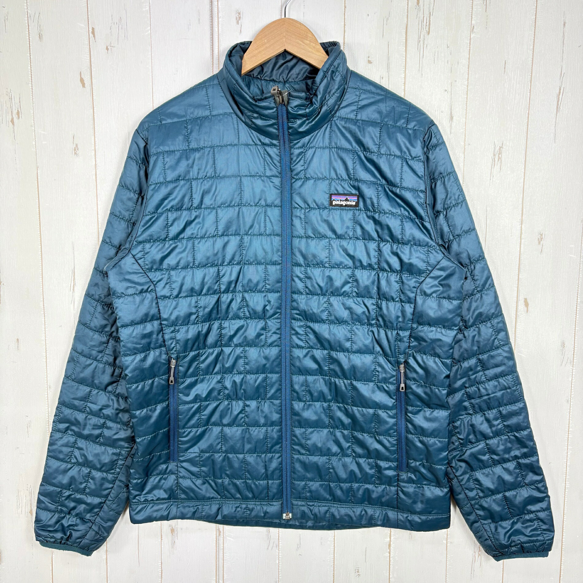 【Men's M ブルー系】 2013 Patagonia ( パタゴニア ) ナノ パフ ジャケット Nano Puff Jacket TDT 化繊ダウン ウェア トップス アウター ジャケット 化繊インサレーション z00059246 TDT 化繊インサレーシ｜セカンドギア 2ndGear 店