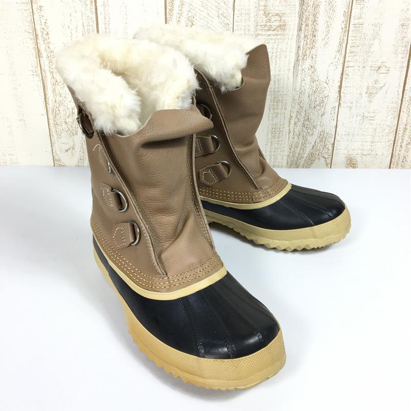 正規 SOREL ソレル カリブー ウィメンズ24.0cm バフ ウィンターブーツ