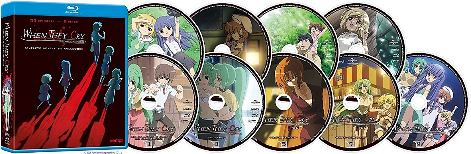 ひぐらしのなく頃に 第1+2+3期 全55話BOXセット 新盤 ブルーレイ【Blu-ray】｜ツーアール　店