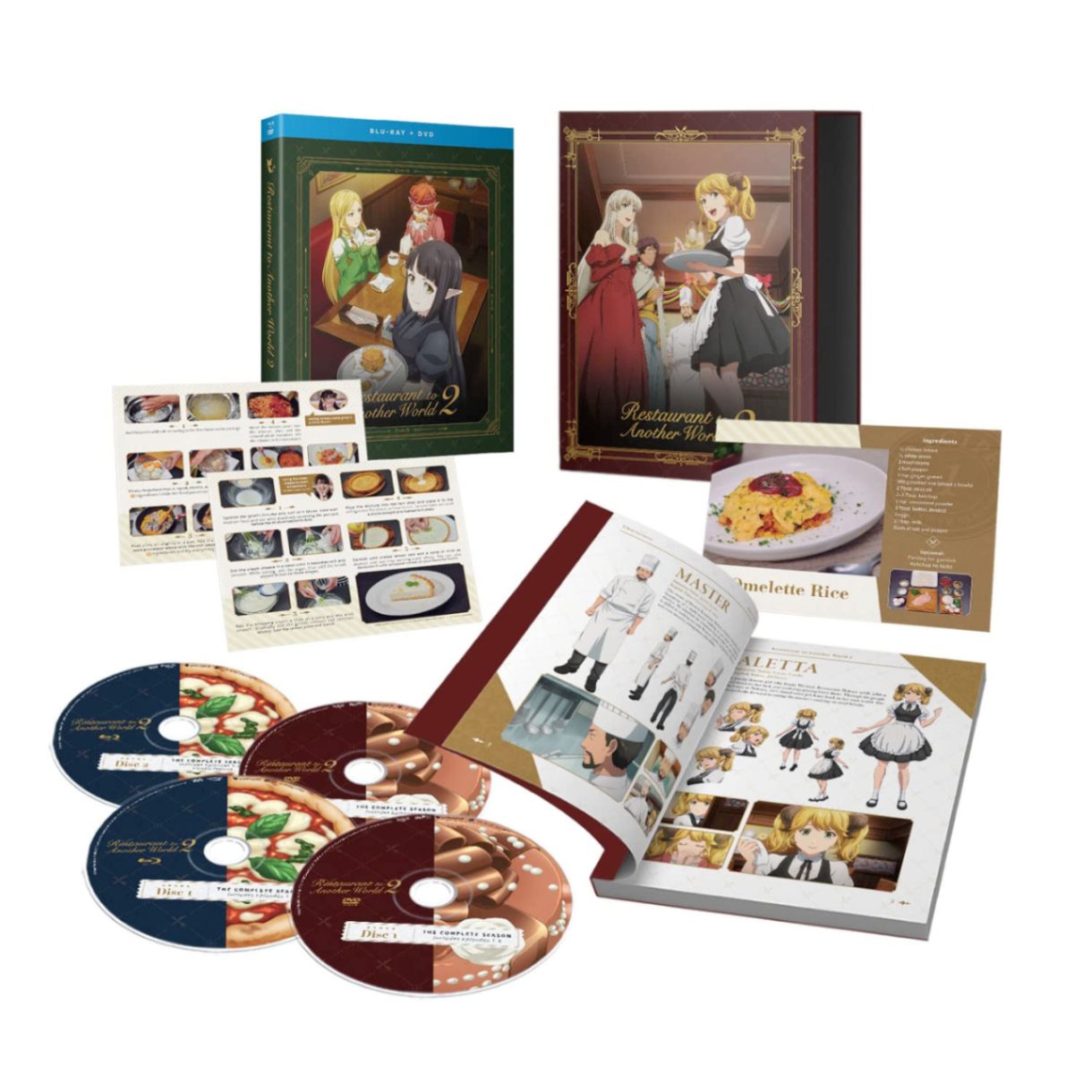 異世界食堂2(第2期) 全12話コンボパック 限定版 ブルーレイ+DVDセット【Blu-ray】|ツーアール 店