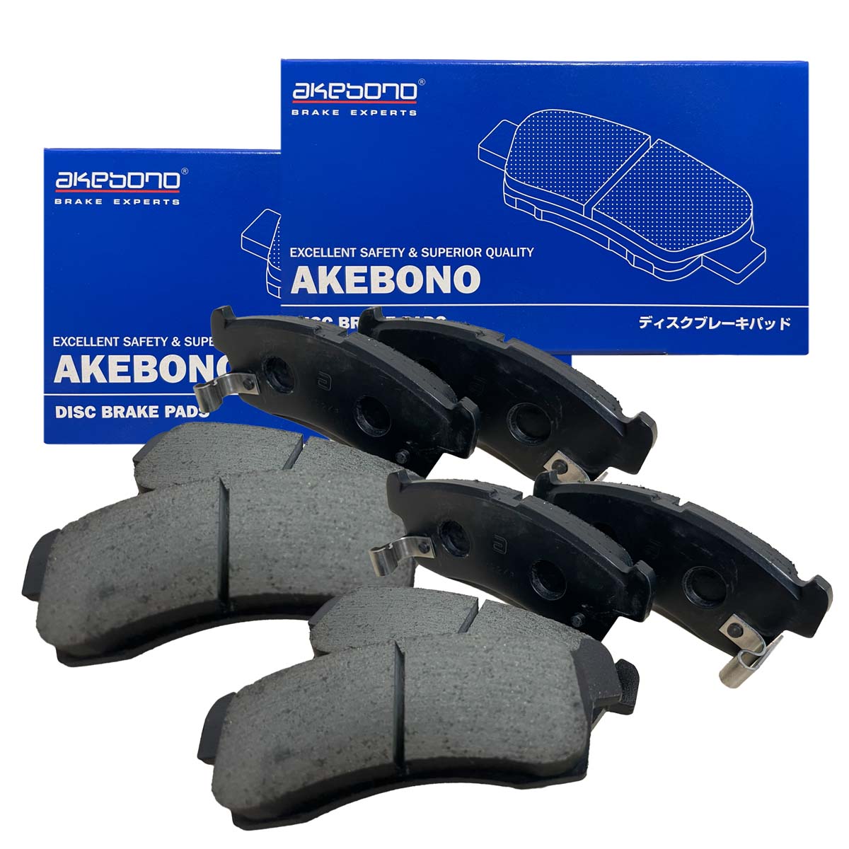 【送料無料】 曙ブレーキ ブレーキパッド AN-787K+AN-786WK 前後1台分セット マツダ アテンザ 平成24年11月～平成26年12月 GJEFP GJ2FP GJ5FP アケボノ AKEBONO ディスクパッド 低ダスト 日本製 純正同等 237