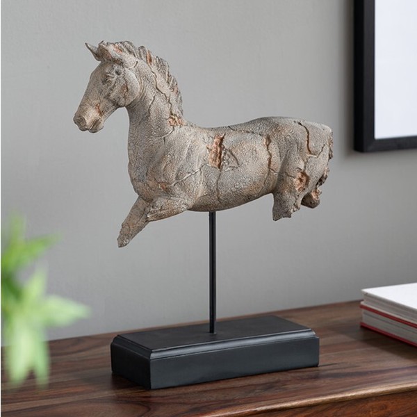 楽天市場】置物（馬） アンティーク調家具 クラシック家具