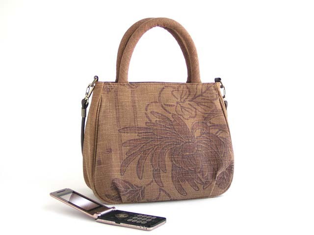 楽天市場】日本製柿渋染め 手提げバッグ(カードケース付) N23-123-280R