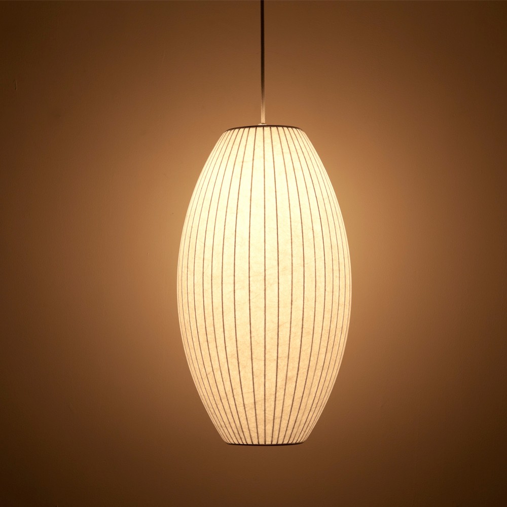 ＜ジョージ・ネルソン＞バブルランプ CigarLamp 送料無料 おしゃれ インテリア モダン 照明 幻想的 ライト 和風 和モダン 和室 高級感 レトロ ホワイト 北欧｜ナイススタイル