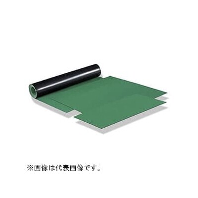 導電性カラーマット　グリーンマット　エコノミーモデル　1&times;10ｍ　ＺＣＭ&minus;01｜ナイススタイル