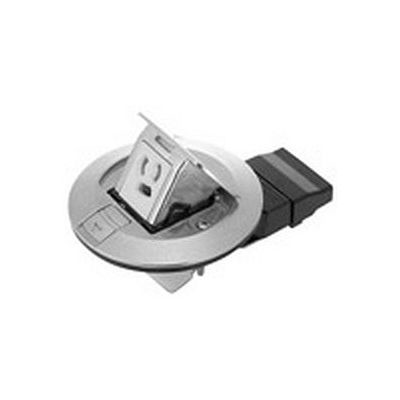 パナソニック フリーアクセスフロア用アップコン 低床用 丸型 2Ｐコンセント 2コ口 アルミ製 15Ａ 125Ｖ ＮＥ73121
