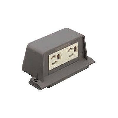 パナソニック Ｆ型フロアコンセント 接地2Ｐ抜け止めダブルコンセント 15Ａ 125Ｖ ＮＥ23132