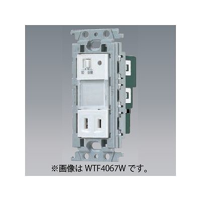 パナソニック 埋込熱線センサ付ナイトライト ＬＥＤ：電球色 0.6Ｗ コンセント付 15Ａ 125Ｖ ベージュ ＷＴＦ4067Ｆ