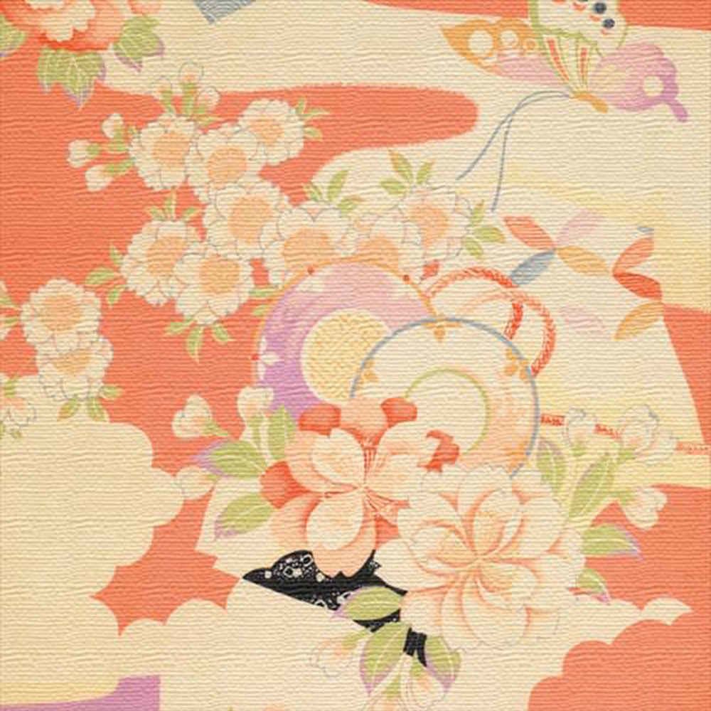 伝統和柄のファブリックパネル XLサイズ(100cm×100cm) ウォールアート 壁掛け おしゃれ 北欧 モダン 新築祝い 開店祝い 結婚祝い お洒落 玄関 寝室 リビング 応接室