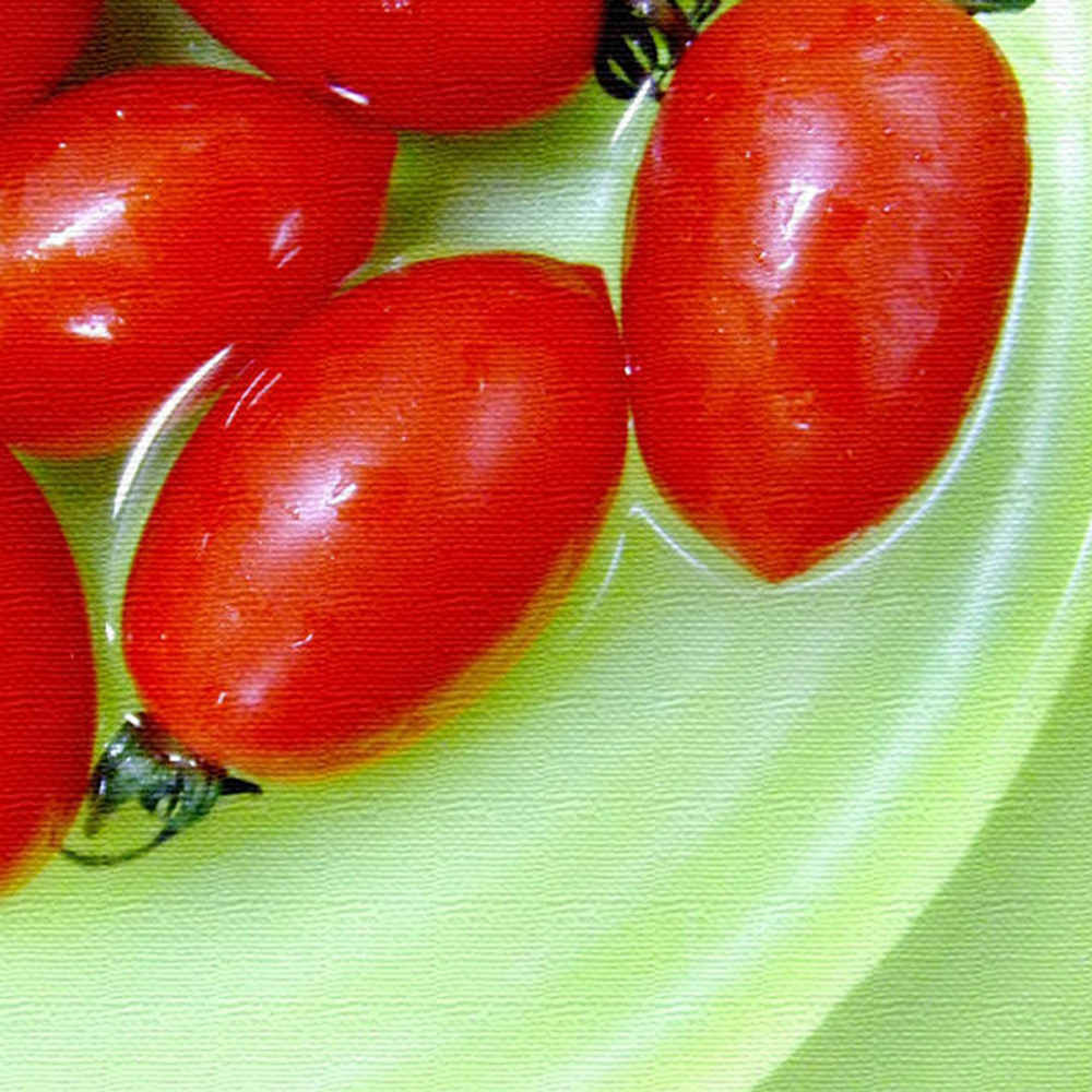 トマトのインテリアパネル XLサイズ（100cm×100cm） ウォールアート 壁掛け おしゃれ 北欧 モダン 新築祝い 開店祝い 結婚祝い お洒落 玄関 寝室 リビング 応接室