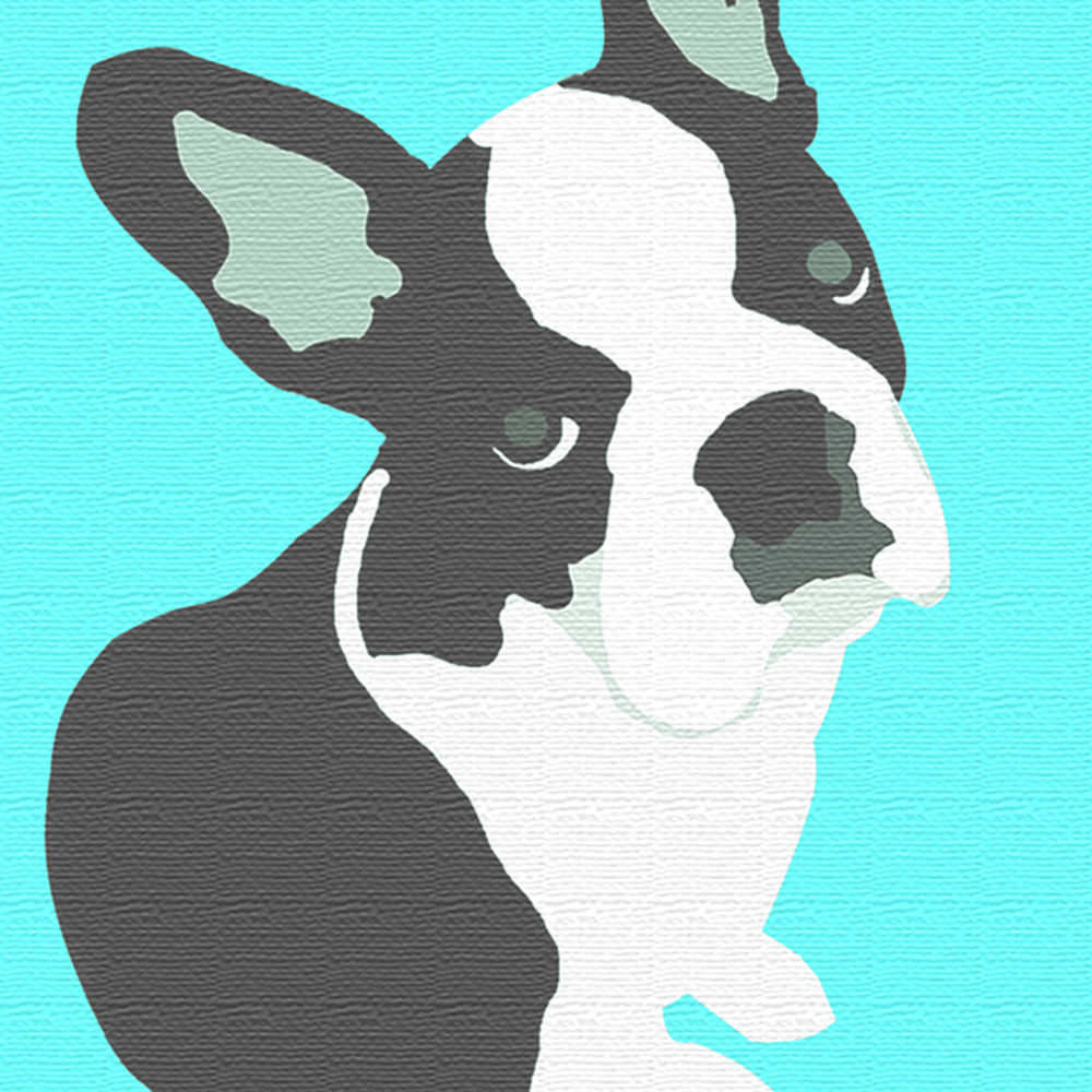 動物モチーフ/フレンチブルドッグのインテリアパネル XLサイズ(100cm×100cm) ウォールアート 壁掛け おしゃれ 北欧 モダン 新築祝い 開店祝い 結婚祝い お洒落 玄関 寝室 リビング 応接室