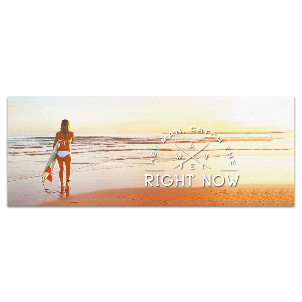 【アートデリ】サーファー壁掛けアート インテリア 雑貨 アート 海 夕日 ワイドサイズ ワイドサイズ（30cm×78.5cm） ウォールアート 壁掛け おしゃれ 北欧 モダン 新築祝い 開店祝い 結婚祝い お洒落 玄関 寝室 リビング 応接室